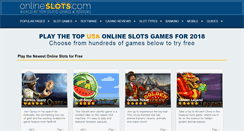 Desktop Screenshot of onlineslots.com